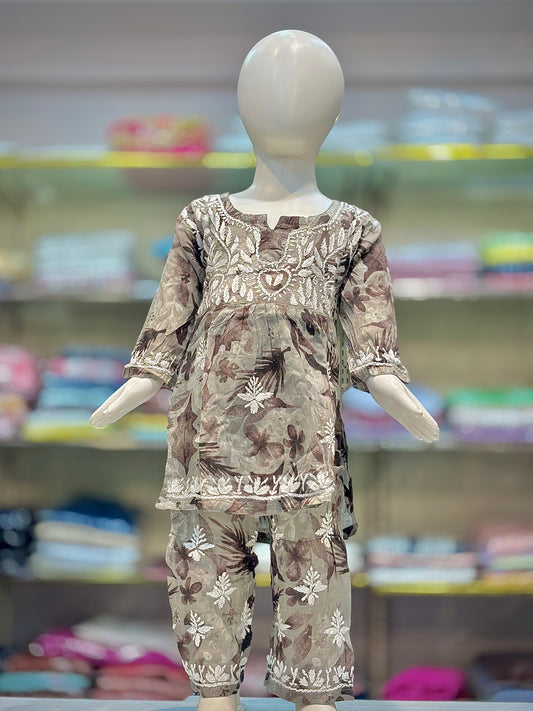 Airy Mulmul Kids Printed Nyra Set | Made for Little Princesses ✨