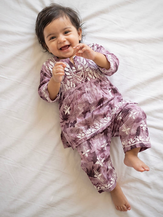 Airy Mulmul Kids Printed Nyra Set | Made for Little Princesses ✨