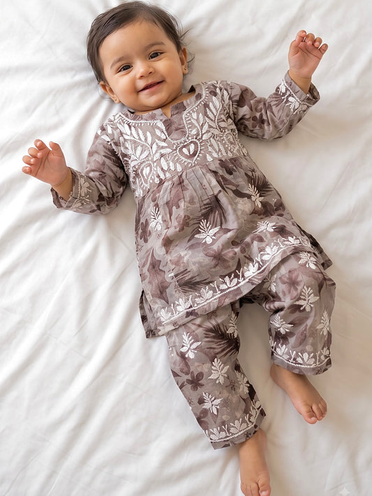 Airy Mulmul Kids Printed Nyra Set | Made for Little Princesses ✨